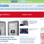 Mashable.com homepage